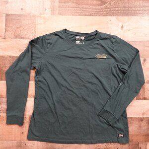 Mountain Hardwear Long Sleeve Tee Women’s XL Green Mighty Five Graphic Outdoor
